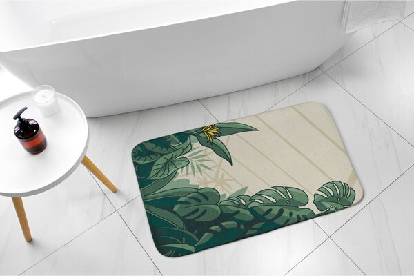 Dywanik pod prysznic Dywanik pod prysznic Rośliny Monstera