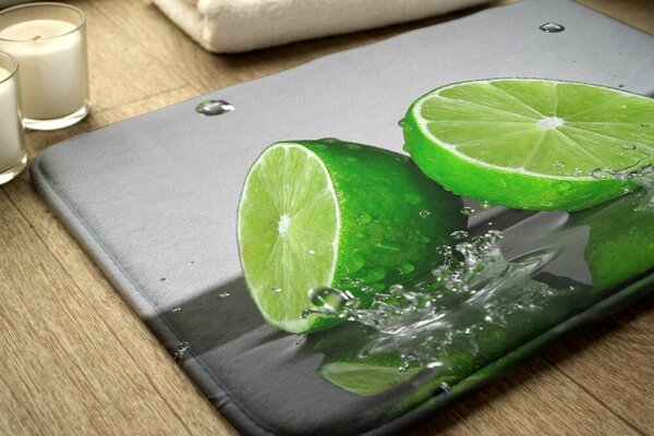 Dywanik pod prysznic Dywanik pod prysznic Cytrusy Limonka