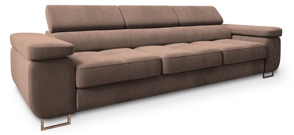 Masseno Sofa MOSINE z funkcją spania, Rozkładana sofa - Ecru, MONOLITH 09