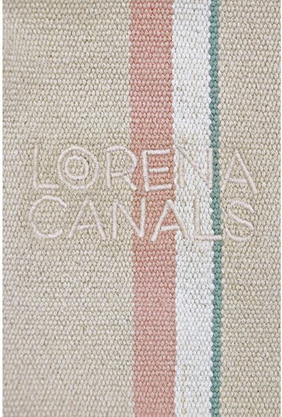 Kremowy dziecięcy worek do siedzenia Cleo Multi Stripe – Lorena Canals