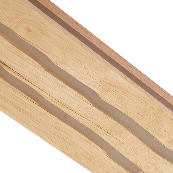 Lampa sufitowa LED Silja Lucande, jasne drewno, salon / jadalnia, drewno, nowoczesny