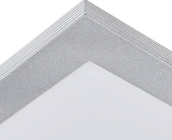 Lampa sufitowa LED Lyndra Arcchio, możliwość ściemniania, aluminiowy / szary / cynkowy, salon / jadalnia, aluminium, nowoczesny