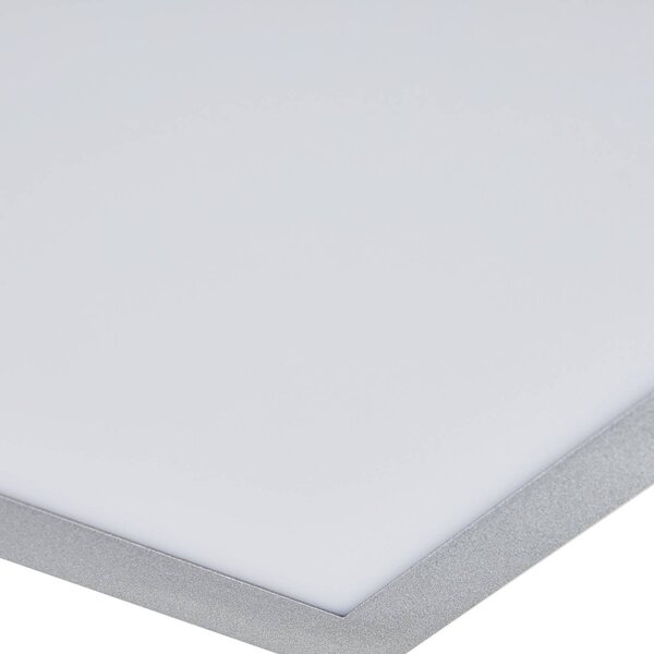 Lampa sufitowa LED Lyndra Arcchio, możliwość ściemniania, aluminiowy / szary / cynkowy, salon / jadalnia, aluminium, nowoczesny