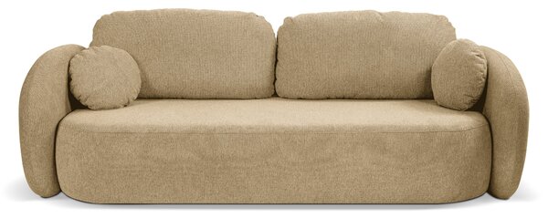 Masseno Sofa AMICO z funkcją spania i pojemnikiem na pościel, Rozkładana sofa - Beżowy, ARAGON 14