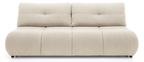 Masseno Sofa CORSO z funkcją spania i pojemnikiem na pościel, Rozkładana sofa - Beżowy, NOW OR NEVER 03