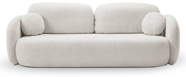 Masseno Sofa AMICO z funkcją spania i pojemnikiem na pościel, Rozkładana sofa - Jasnoszary, ABRIAMO 5