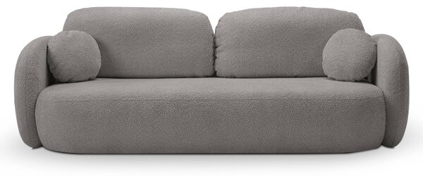 Masseno Sofa AMICO z funkcją spania i pojemnikiem na pościel, Rozkładana sofa - Szary, ABRIAMO 7
