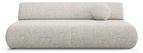 Masseno Sofa DELTA z funkcją spania i pojemnikiem na pościel, Rozkładana sofa - Beżowy, PUENTE 06