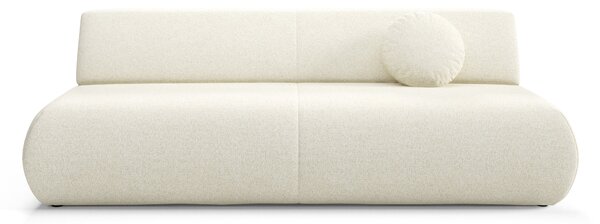 Masseno Sofa DELTA z funkcją spania i pojemnikiem na pościel, Rozkładana sofa - Ecru, PUENTE 03