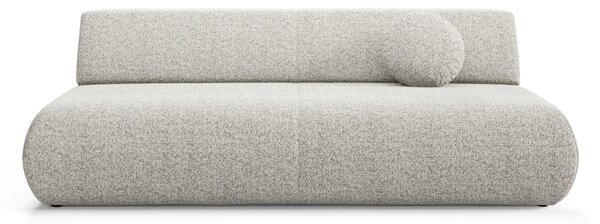 Masseno Sofa DELTA z funkcją spania i pojemnikiem na pościel, Rozkładana sofa - Jasnoszary, PUENTE 09
