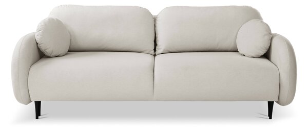 Masseno Sofa AGIO z funkcją spania i pojemnikiem na pościel, Rozkładana sofa - Beżowy, CASTEL 03
