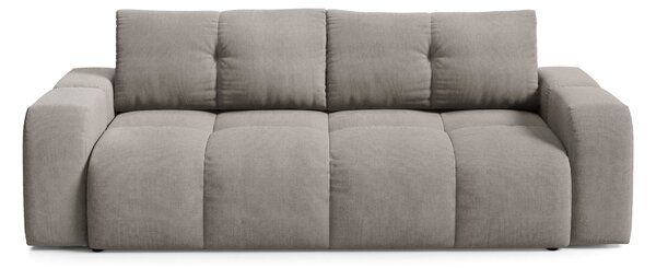 Masseno Sofa DUCA z funkcją spania i pojemnikiem na pościel, Rozkładana sofa - Szary, CURIO 83
