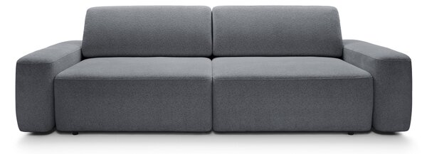 Masseno Sofa VEO z funkcją spania i pojemnikiem na pościel, Rozkładana sofa - Niebieski, RAVEN 18