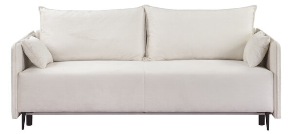 Masseno Sofa ARNO z funkcją spania i pojemnikiem na pościel, Rozkładana sofa - Beżowy, SORRISO 6