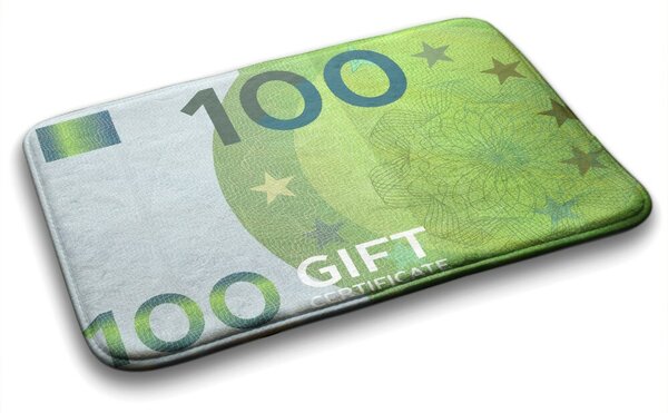 Dywanik łazienkowy antypoślizgowy Dywanik łazienkowy antypoślizgowy Banknot Euro Pieniądz