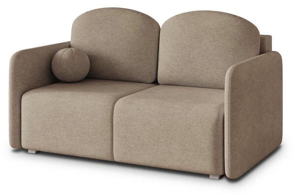 Masseno Sofa SUVI II z funkcją spania i pojemnikiem na pościel, Rozkładana sofa - Brązowy, NEVE 16