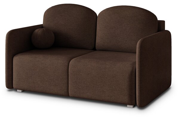 Masseno Sofa SUVI II z funkcją spania i pojemnikiem na pościel, Rozkładana sofa - Brązowy, NEVE 28