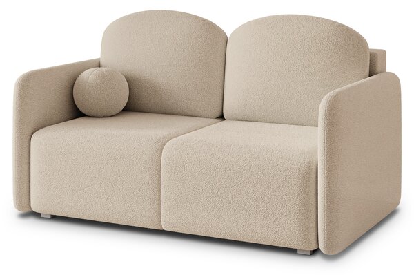 Masseno Sofa SUVI II z funkcją spania i pojemnikiem na pościel, Rozkładana sofa - Beżowy, QUELLE 05