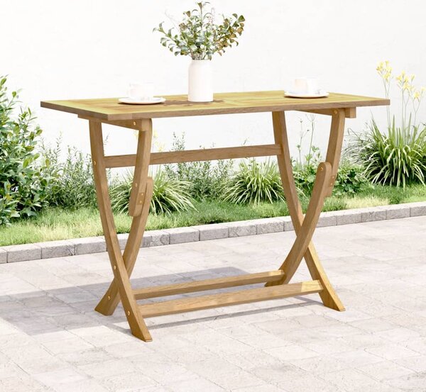 Składany stół ogrodowy, 110x55x75 cm, lite drewno akacjowe