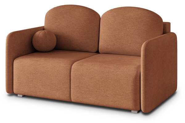 Masseno Sofa SUVI II z funkcją spania i pojemnikiem na pościel, Rozkładana sofa - Miedziany, NEVE 52