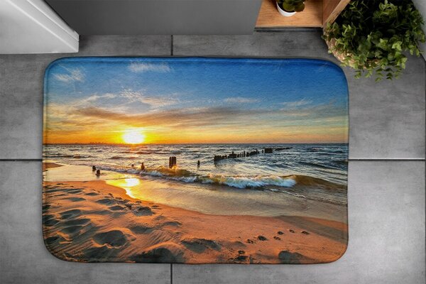 Dywanik łazienkowy Dywanik łazienkowy Plaża Zachód Słońca