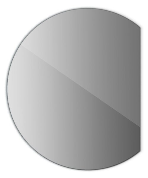 Lustro ścięte koło nowoczesny design