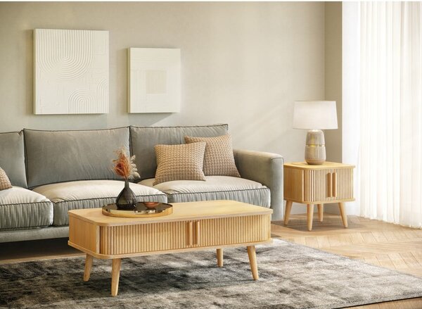 Stolik w dekorze dębu 58x107.5 cm Rove – Woodman