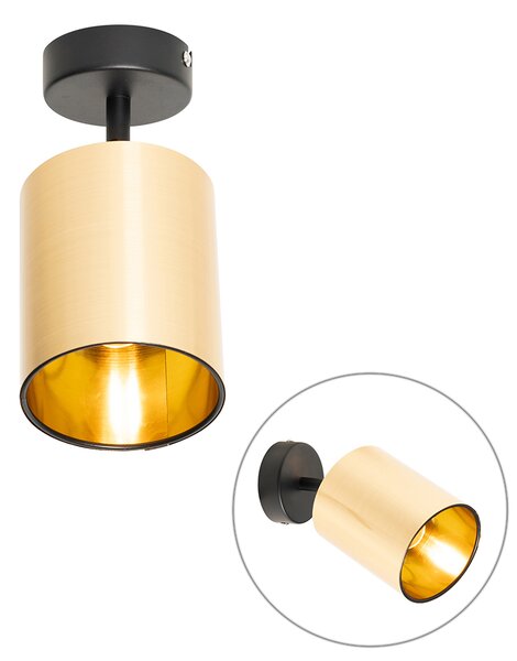 Moderne Reflektorek / Spot / Spotow zwart met goud - Lofty Oswietlenie wewnetrzne