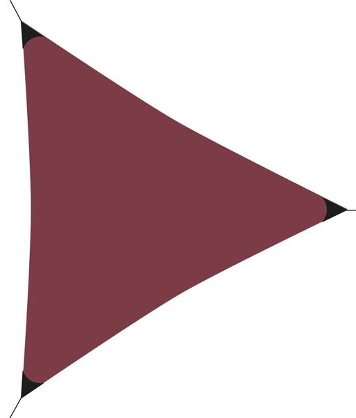 Żagiel przeciwsłoneczny PROGARDEN 984461 Bordowy 360 x 360 x 360 cm