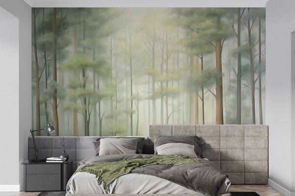 Fototapety Abstrakcyjny las liściasty, Fototapety Natura, w05673 : Uwalls.pl
