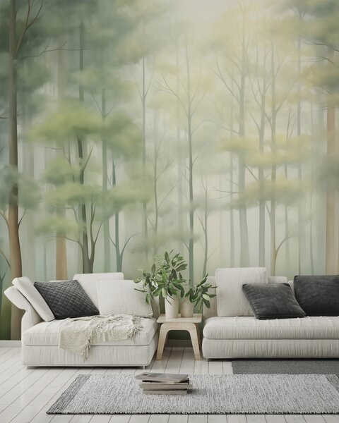 Fototapety Abstrakcyjny las liściasty, Fototapety Natura, w05673 : Uwalls.pl