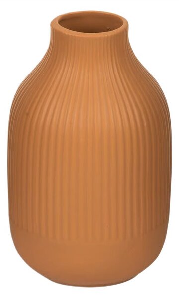 Wazon MY HOME Clay 12.6 x 12.6 x 20 cm Brązowy