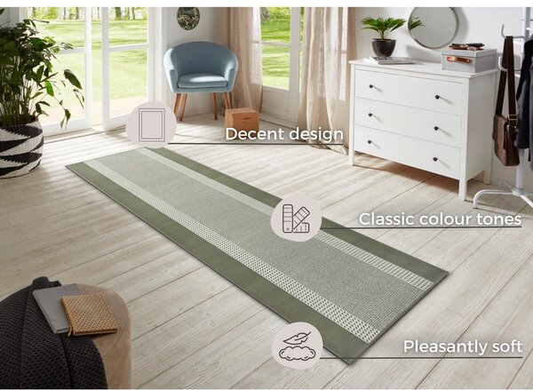 Zielony chodnik 80x200 cm Band – Hanse Home
