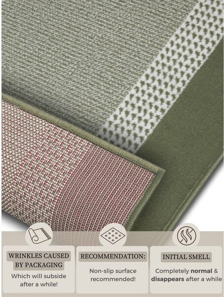 Zielony chodnik 80x200 cm Band – Hanse Home