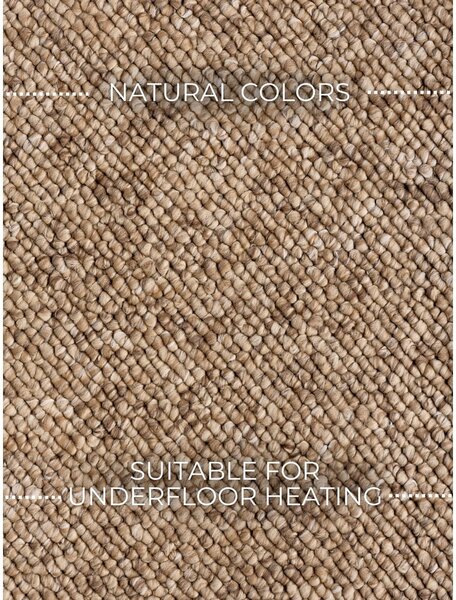 Jasnobrązowy dywan odpowiedni do prania 160x230 cm Rocco Caramel – Elle Decoration