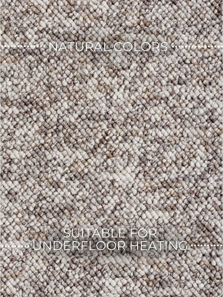Szary chodnik odpowiedni do prania 80x240 cm Rocco Taupe – Elle Decoration