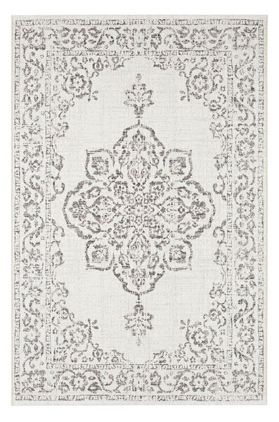 Szaro-kremowy dywan odpowiedni na zewnątrz NORTHRUGS Tilos, 120x170 cm