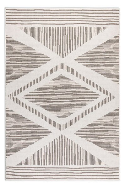 Brązowo-kremowy dywan odpowiedni na zewnątrz 120x170 cm Gemini – Elle Decoration