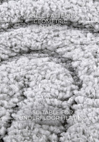 Jasnoszary okrągły dywan ø 160 cm Panglao New York Light Grey – Elle Decoration