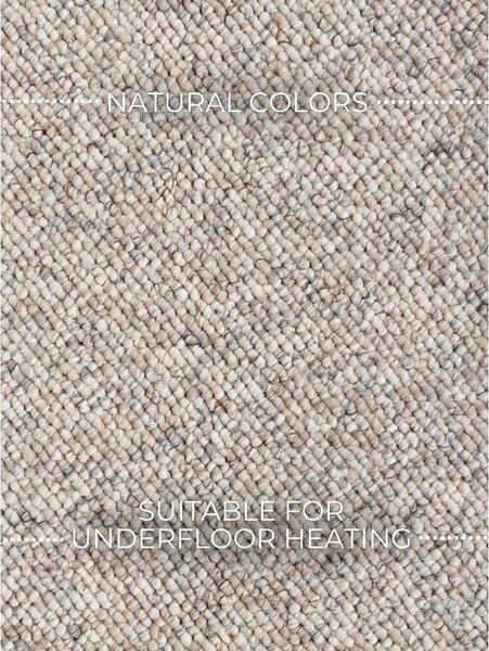 Szarokremowy dywan odpowiedni do prania 120x170 cm Rocco Dark Cream – Elle Decoration