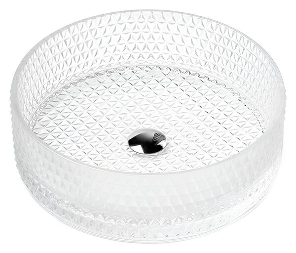Umywalka nablatowa HYDROSAN BRILLANT1-WH-400 Okrągły Biały