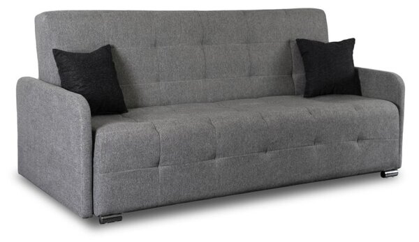 Wersalka Sofa Kanapa RozkÅadana Z FunkcjÄ Spania Dwuosobowa Szara ARIA