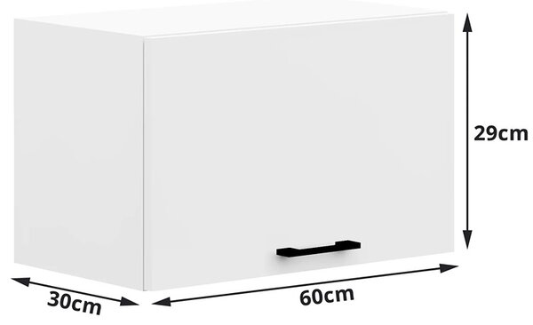 Zestaw Białych Mebli Kuchennych 240 Cm R8-M25
