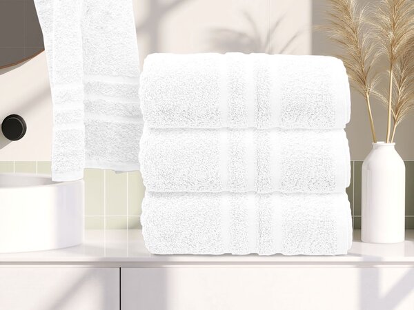 Ręcznik Classic beżowy biały