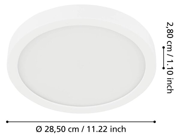 Biała lampa sufitowa LED FUEVA 5 – EGLO