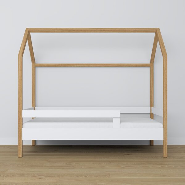 Drewniane łóżko domek 1B/H