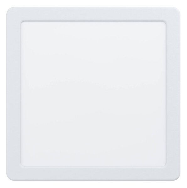 Biała lampa LED wpuszczana w sufit 22x22 cm FUEVA 5 – EGLO