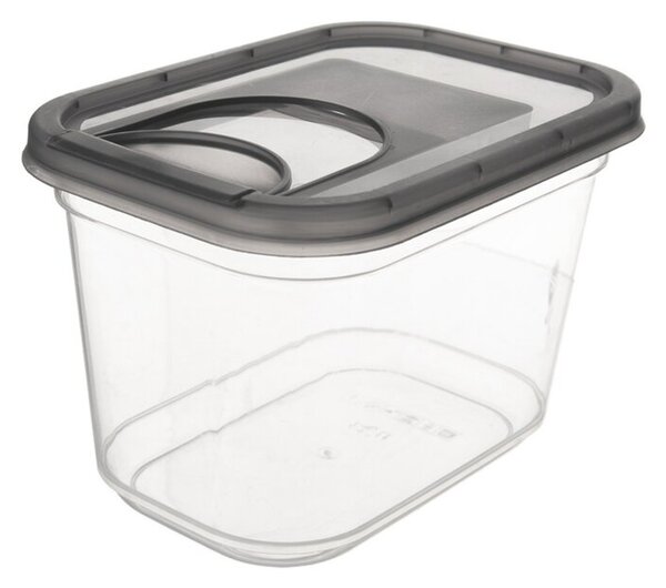 Pojemnik na produkty sypkie z dozownikiem GREY 1,3 l