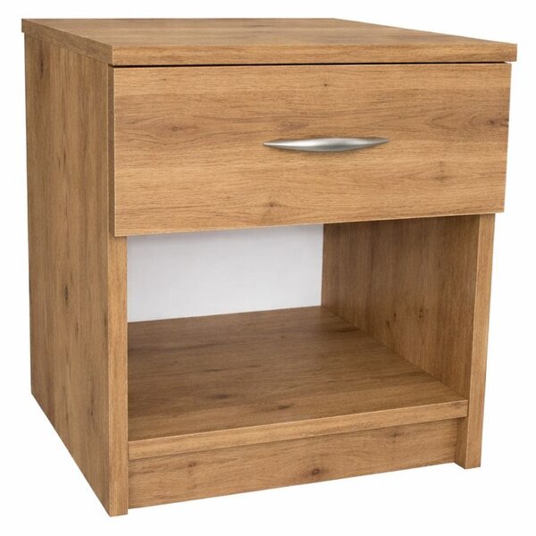 Szafka nocna LOFT 40 szafka nocna 40 cm z szufladą dąb sonoma lub dąb artisan