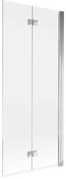 Mexen Mist parawan nawannowy 2-skrzydłowy prawy 80 x 150 cm, transparent, chrom - 8A9-080-002-01-00-P